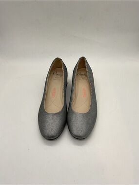Amalfi Pillow Feel Metallic Gray Shoes